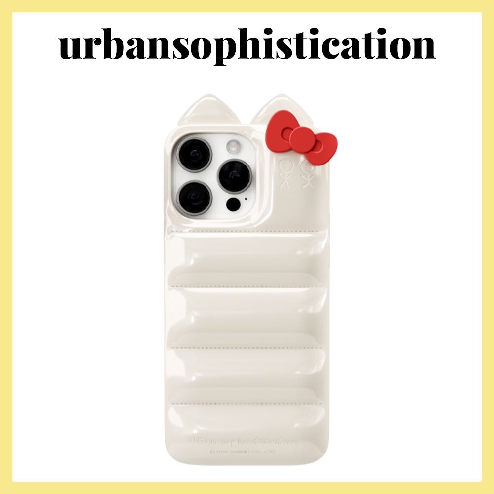 正規品 Urban Sophistication ハローキティ iPhoneケース スマホケース コラボ The Puffer Case - Hello Kitty