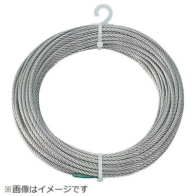 トラスコ中山　ステンレスワイヤロープ φ6.0mm×20m　CWS6S20