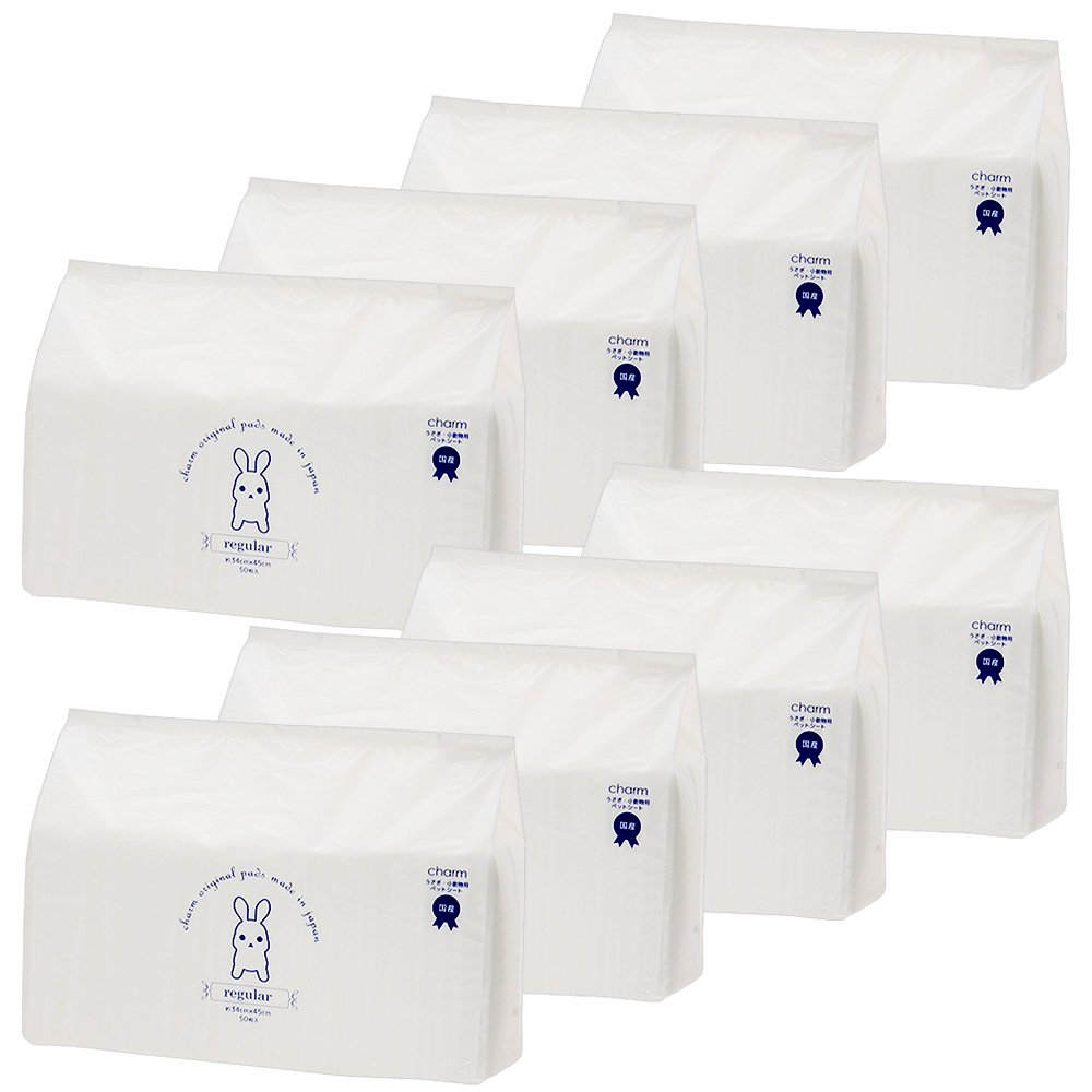 箱売り　うさぎ用　ペットシーツ　レギュラー　薄型　５０枚X８個（４５ｃｍX３４ｃｍ）国産　ペットシート　ＣＲＣ50―20―41―10―00