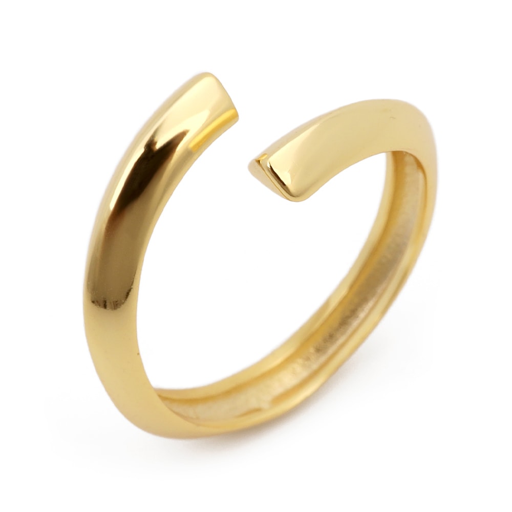 925 ゴールド フォークリング [cr517]