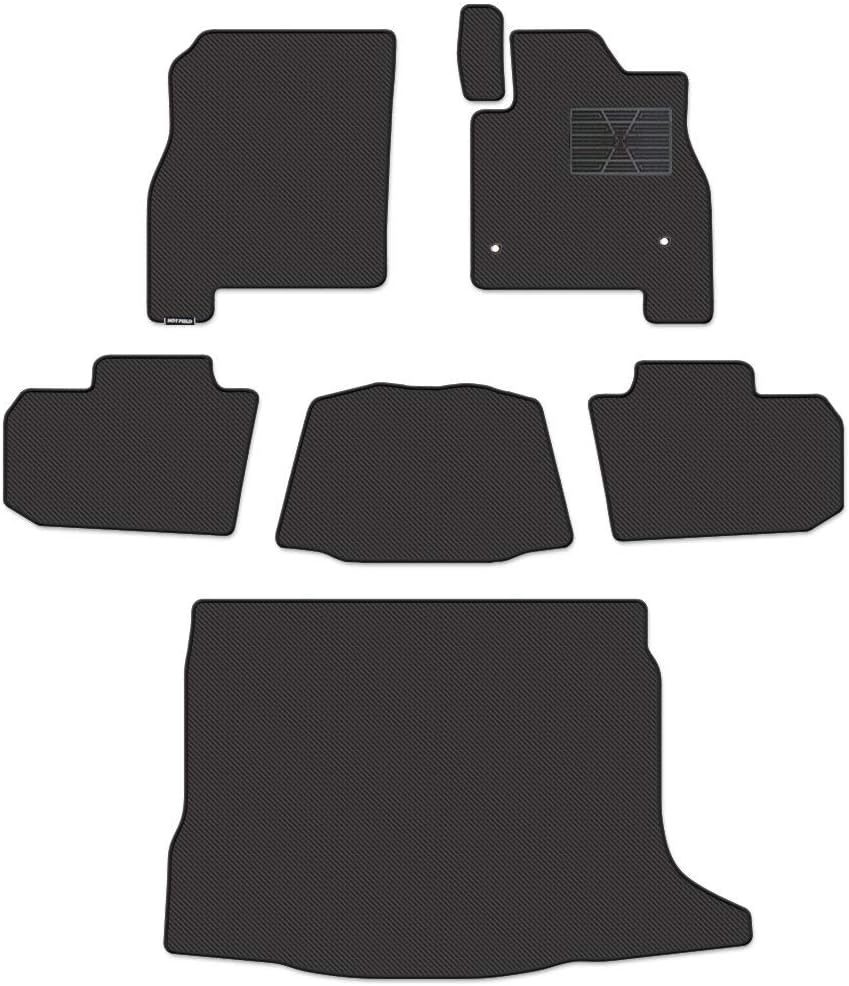 Hotfield 日産 互換品 リーフ ZE1 フロアマット＋トランクマット ラゲッジマット カーボンファイバー調 防水 / 形状1 車両：標準仕様 BOSEサウンド非搭載 標準 17,787円