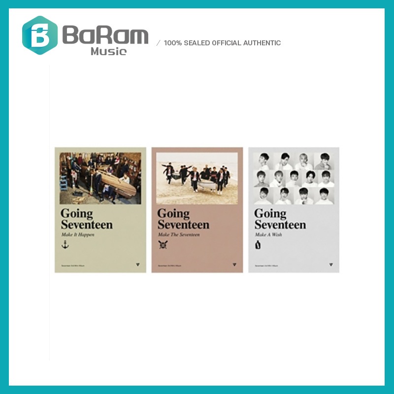 【10%SALE】3種セット SEVENTEEN ミニ3集アルバム GOING SEVENTEEN 韓国チャート反映
