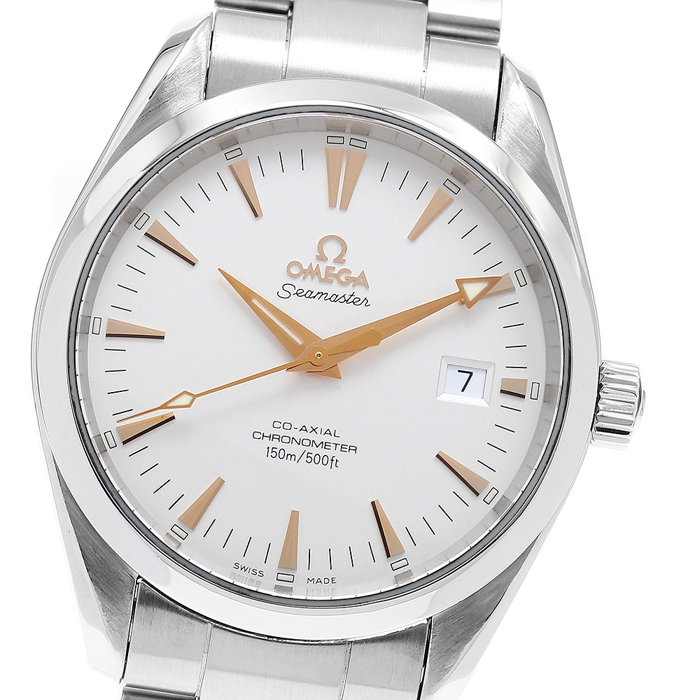 オメガ OMEGA 2503.34 シーマスター アクアテラ コーアクシャル デイト 自動巻き メンズ 美品 _887981【中古】