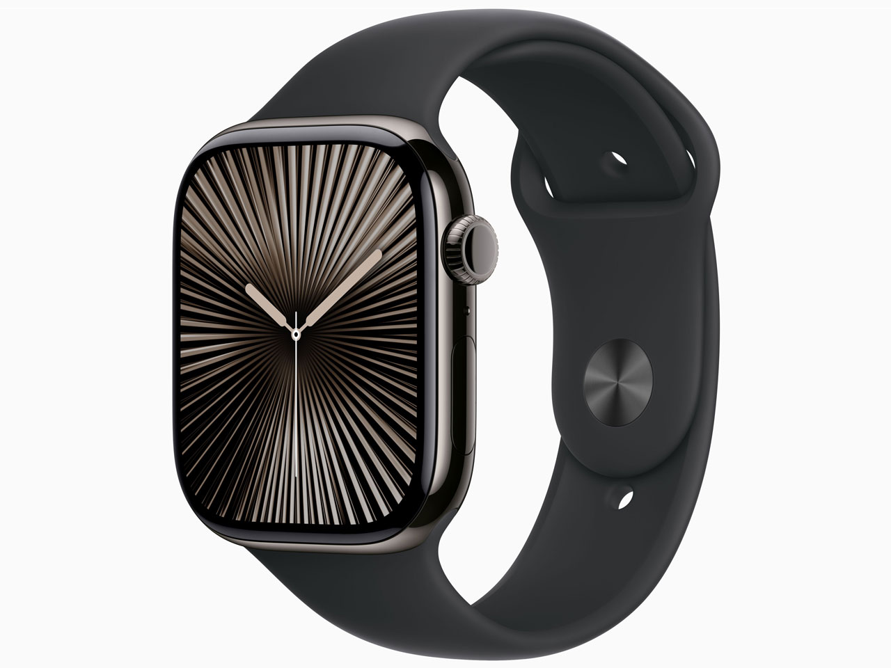 Apple Watch Series 10 GPS+Cellularモデル 46mm MWYD3J/A [スレートチタニウムケース・ブラックスポーツバンド S/M]