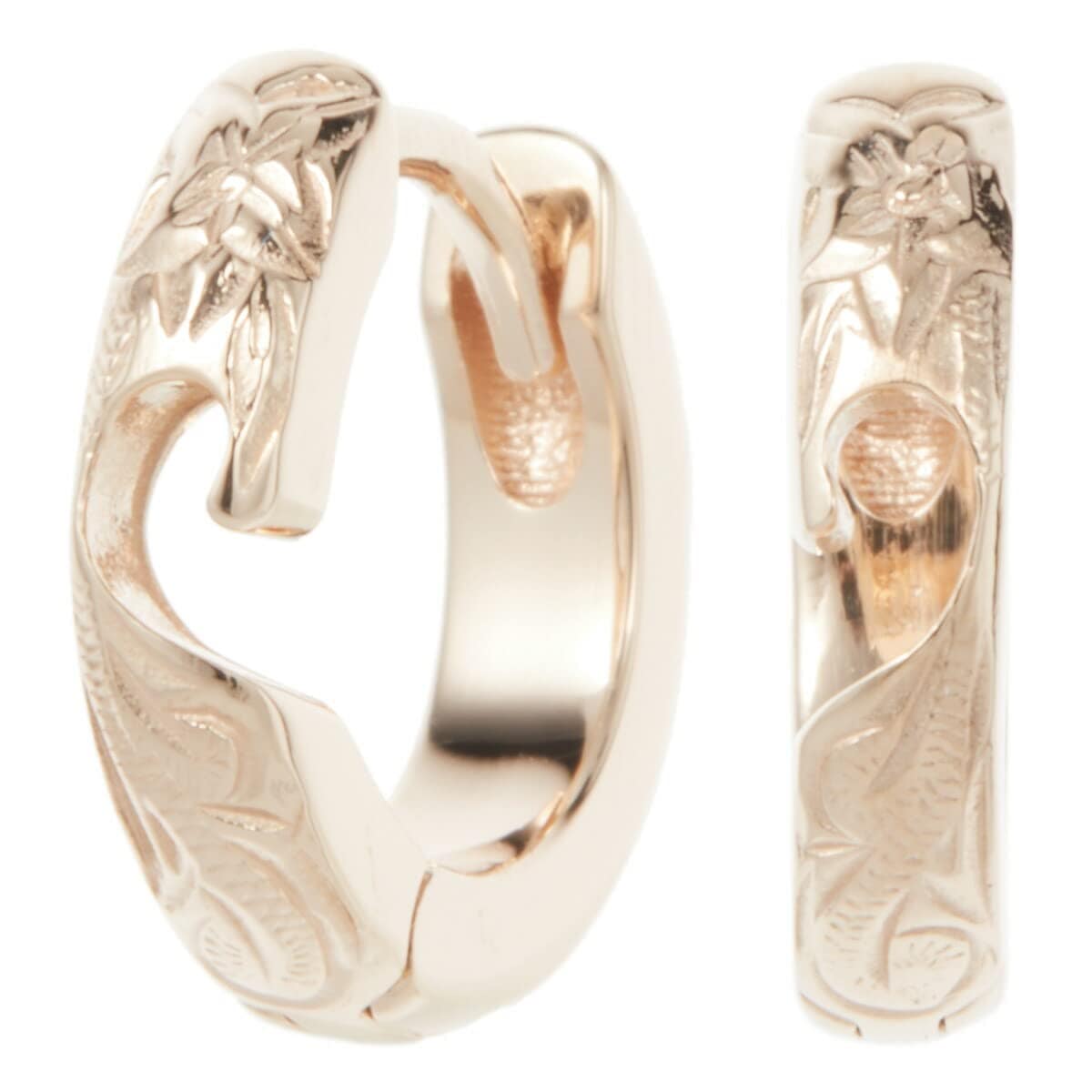 Piena フープピアス レディース サージカルステンレス316L製 ハワイアンジュエリー 両耳用 合わせるとハート 金属アレルギー対応 7,626円