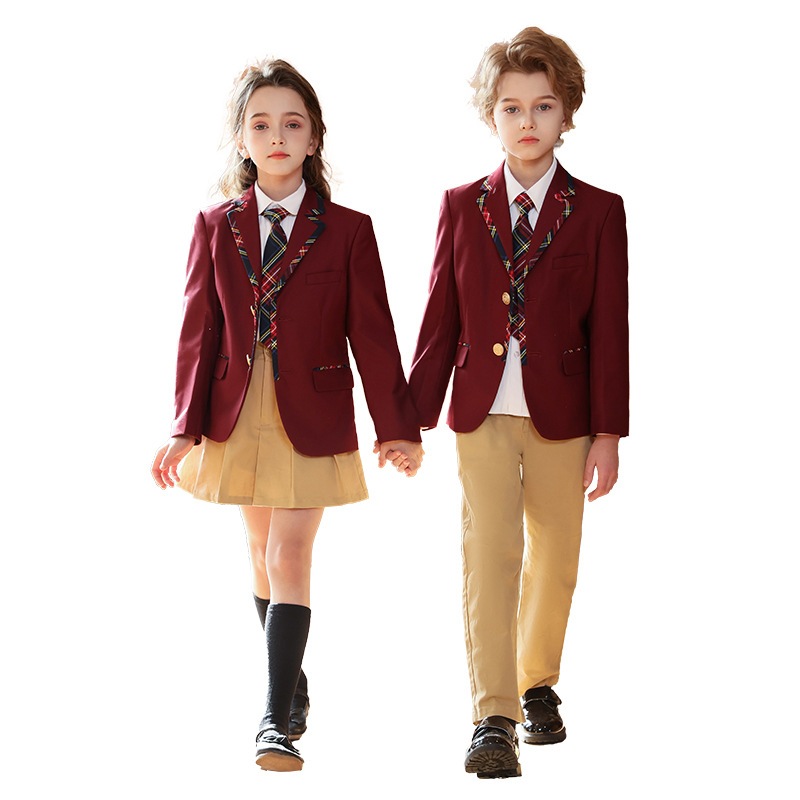 入学・卒業シーズン小中学校制服春秋スーツ合唱衣装幼稚園制服カレッジスタイル