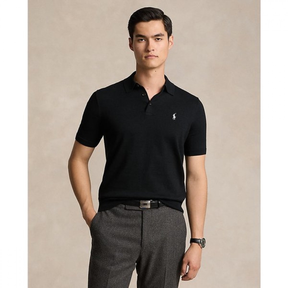 ポロラルフローレンメンズピマコットンカラーセーター (MNPOSWE1N820035001)