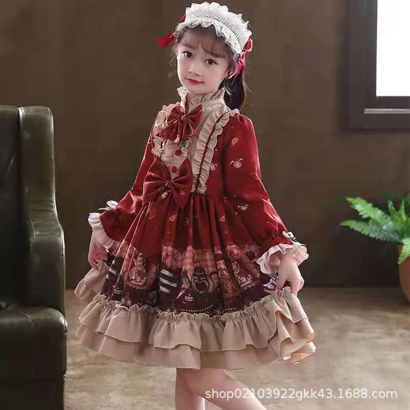 き子供ロリータプリンセスドレス女の子ののドレス24の小さな女の子のドレスロリータス新流行 新流行