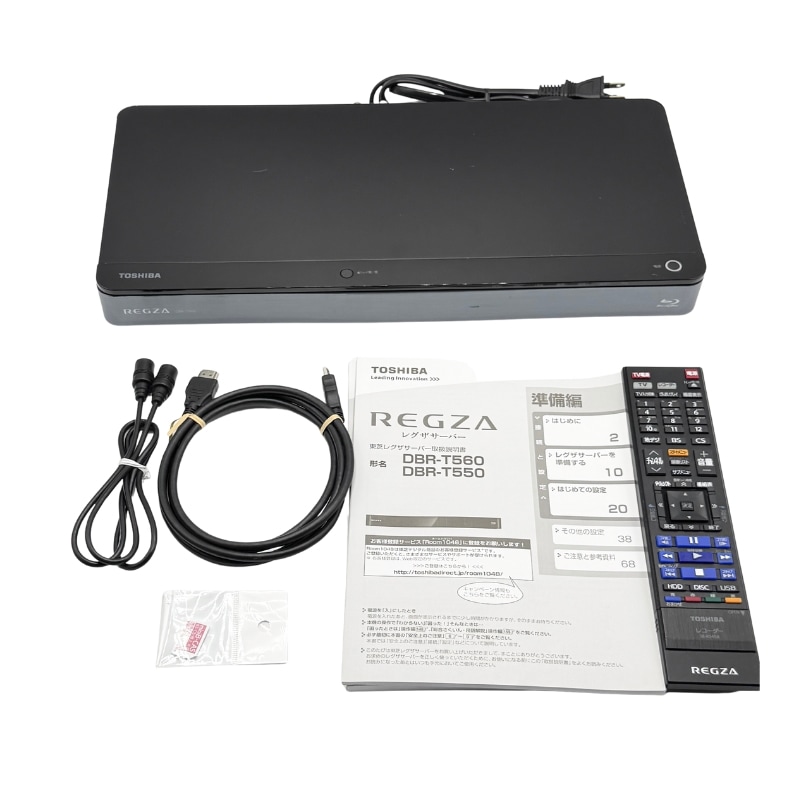 中古 東芝 2TB 3チューナー ブルーレイレコーダー REGZA DBR-T560