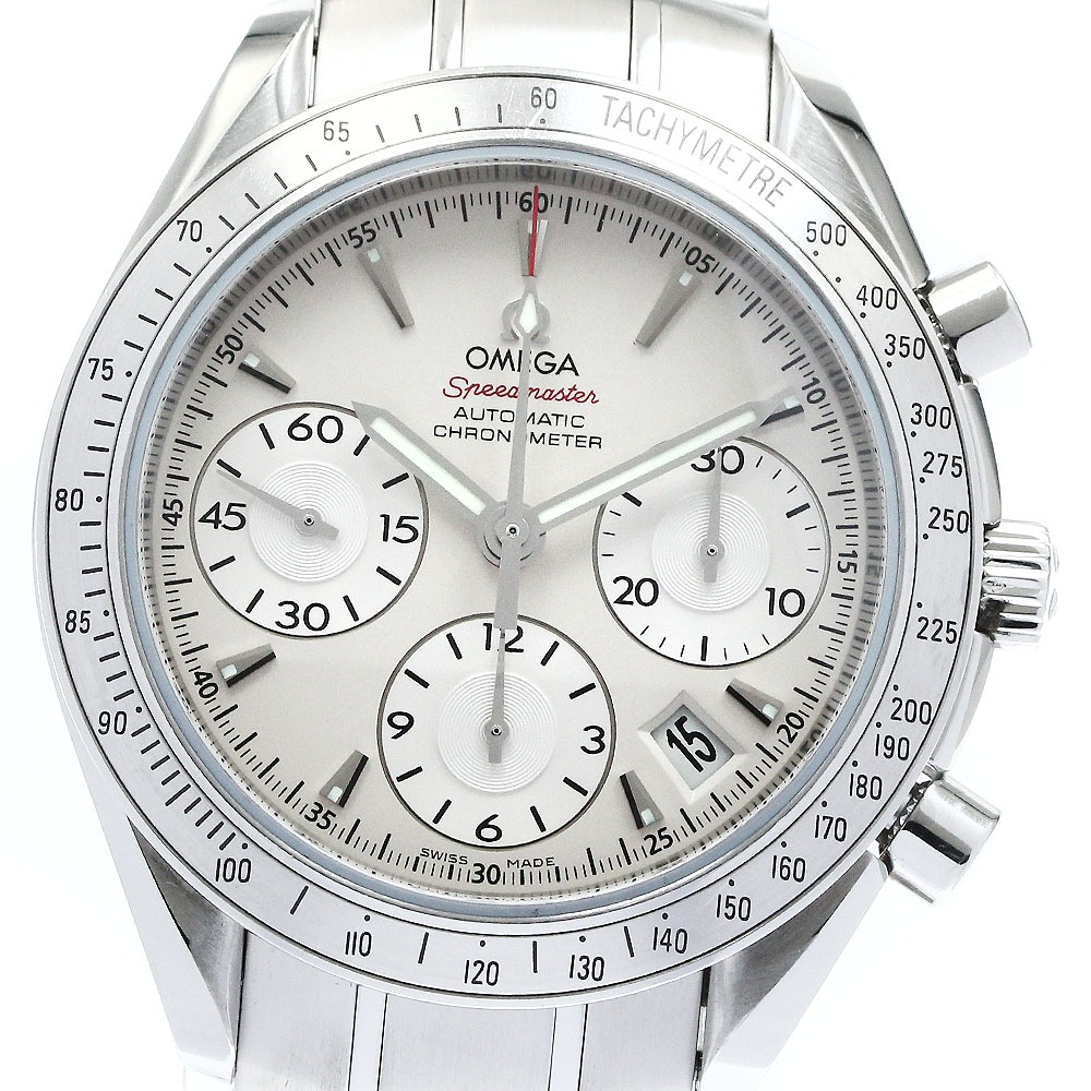 オメガ OMEGA 323.10.40.40.02.001 スピードマスター デイト クロノグラフ 自動巻き メンズ 保証書付き_868997【中古】