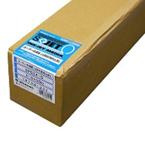 桜井　スーパー合成紙２（インクジェット用ロール）耐水性向上品　１１５μ　１０６７ｍｍ５０Ｍ　２インチ（シロ）