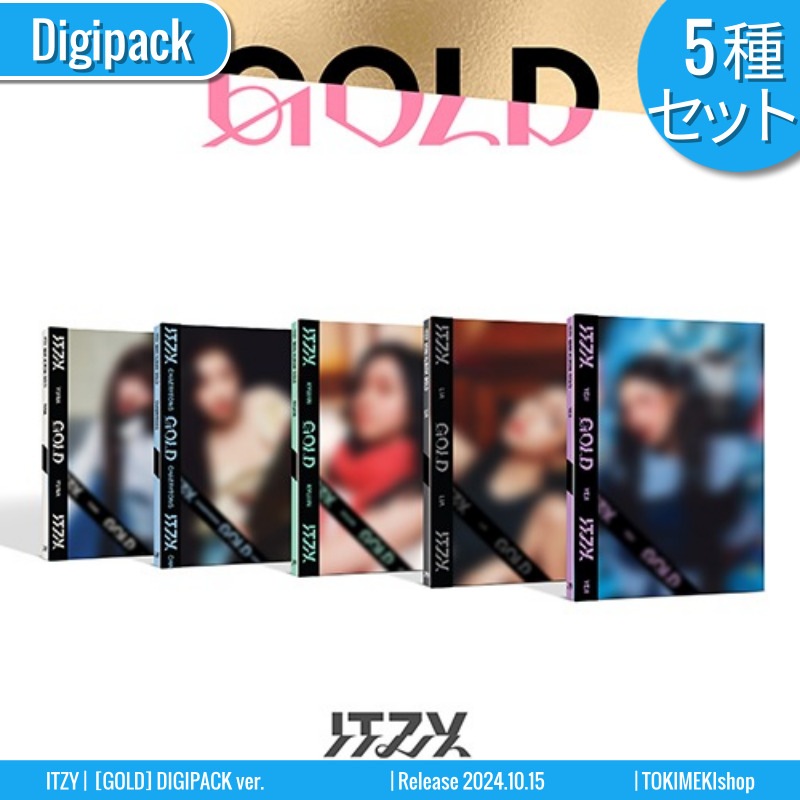 DIGIPACK ver. [5種SET] ITZY アルバム [GOLD] /チャート反映 +Shop Gift