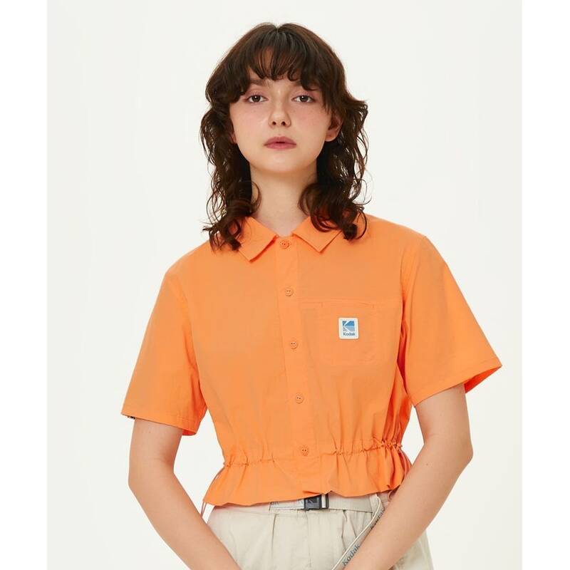 コダック KODAK ブリーズ 半袖シャツ レディース ORANGE K5222EWTL4ORG 376203