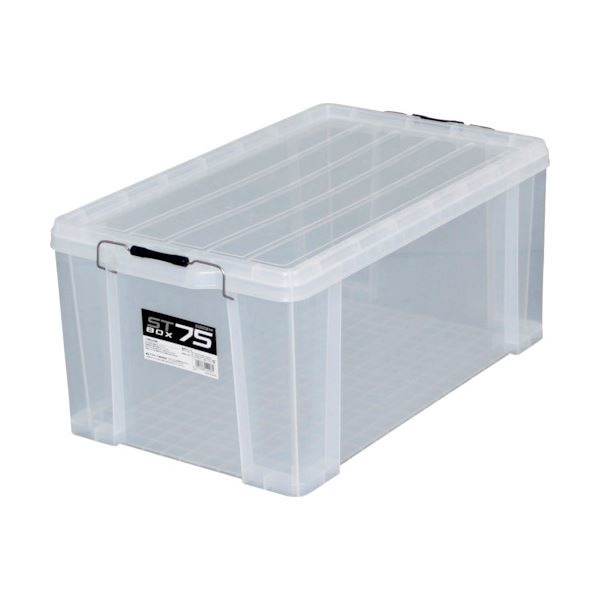 （まとめ）アステージ STボックス クリア #75ST-75CR 1個[x3セット]