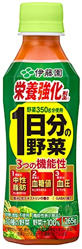 伊藤園 1日分の野菜 栄養強化型 265g24本 [機能性表示食品] 4,817円