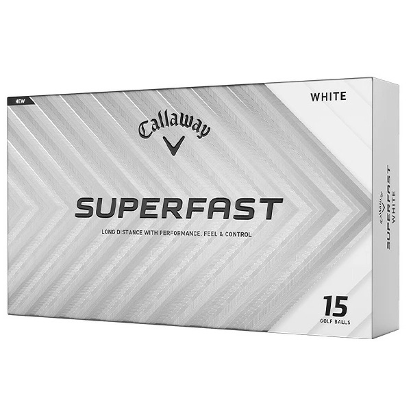 日本正規品 SUPERFAST(スーパーファスト) ボール 2025年モデル ホワイト 15個入り 5,182円