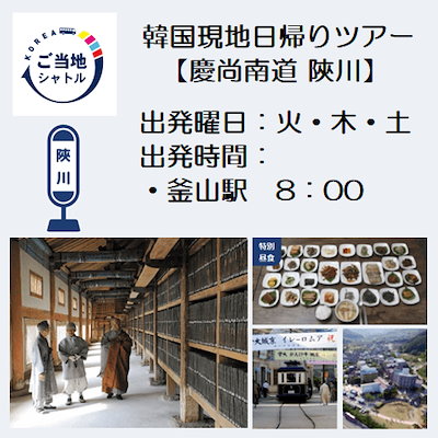 【メガ割20%OFF】【ご当地シャトル】慶尚南道・陜川...のサムネイル