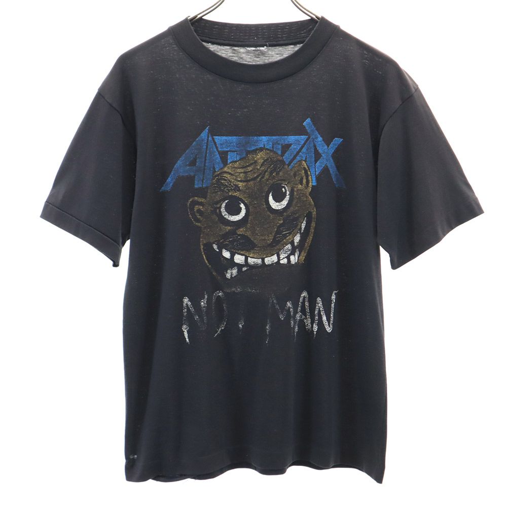 オールド 80s 90s アンスラックス バンドT ノットマン 半袖 Tシャツ 黒 OLD メンズ 24,836円