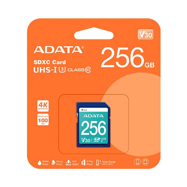 ADATASDXC メモリーカード 256GB Class10 V30 ASDX256GUI3V30S-R 1枚 8,554円
