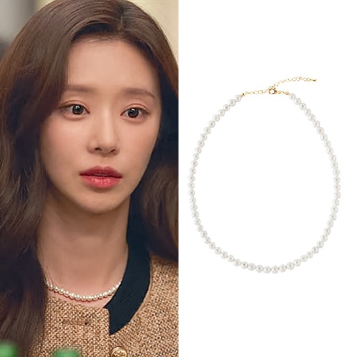 [イジュビン協賛ネックレス] [韓国の人気芸能人着用 ] All Pearls Necklace カスタムジュエリー SNSで人気 韓国人気アイドルアクセサリー 韓国ファッションジュエリー