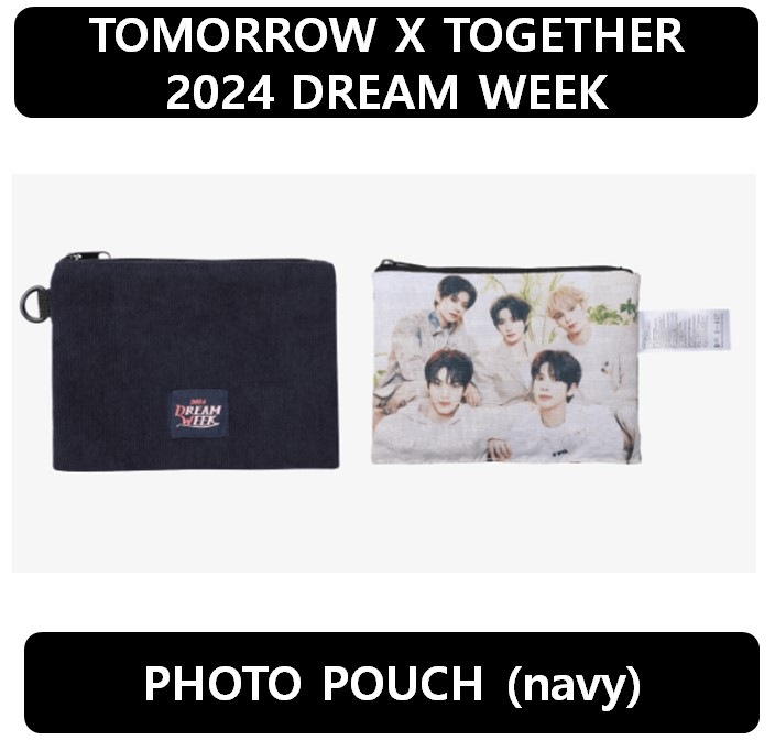 【TXT】 - [PHOTO POUCH (navy)] 2024 DREAM WEEK