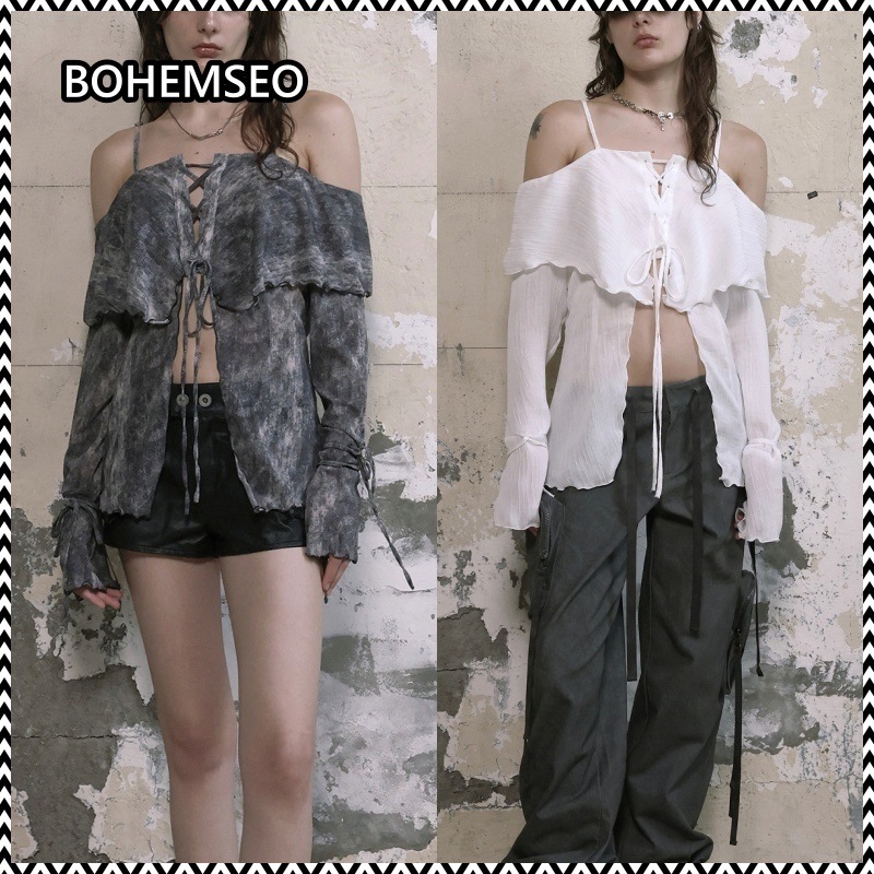 bohemian seoul VINTAGE RUFFLE BLOUSE 11,446円