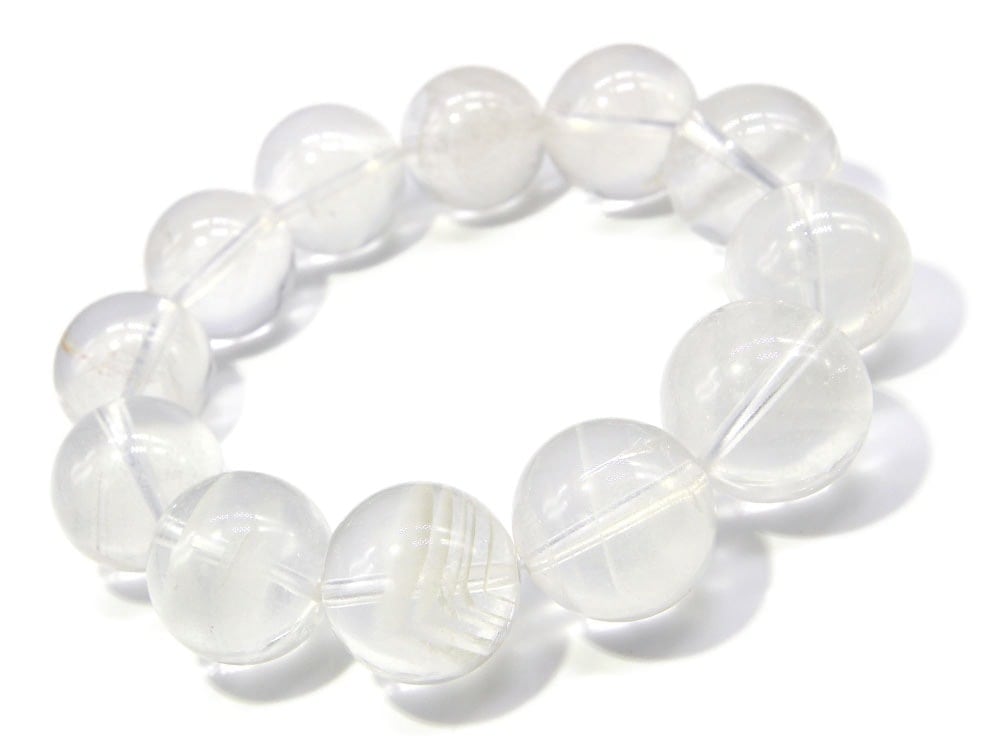 ファントムクォーツ ブレスレット 16mm パワーストーン ブレスレット メンズ レディース 天然石 数珠 アクセサリー メンズブレスレット レディースブレスレット パワーストーンブレスレット 天然石