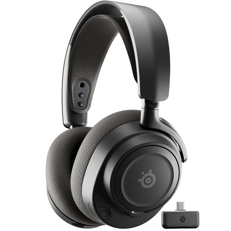 STEELSERIES　Arctis Nova 7 Gen 2 ［ワイヤレス(Bluetooth＋USB-C) / 両耳 / ヘッドバンドタイプ］ ブラック　61730