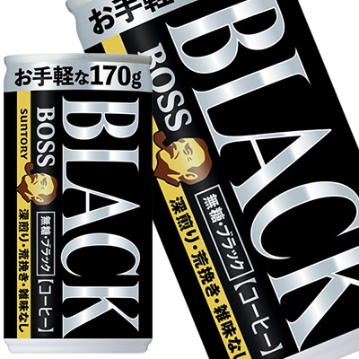 45営業日以内に出荷サントリー ボス 無糖 ブラック 185g缶60本［30本2箱］［賞味期限：2ヶ月以上］