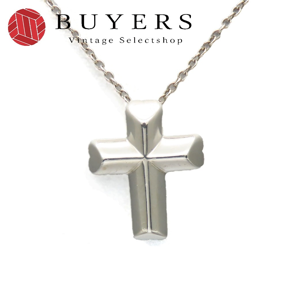 中古 ネックレス テンダネスハートクロス シルバー925 約3.5g シルバー パロマピカソ アクセサリー レディース 女性