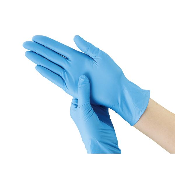 (まとめ）ATニトリルグローブ L 100枚入 (×5セット)