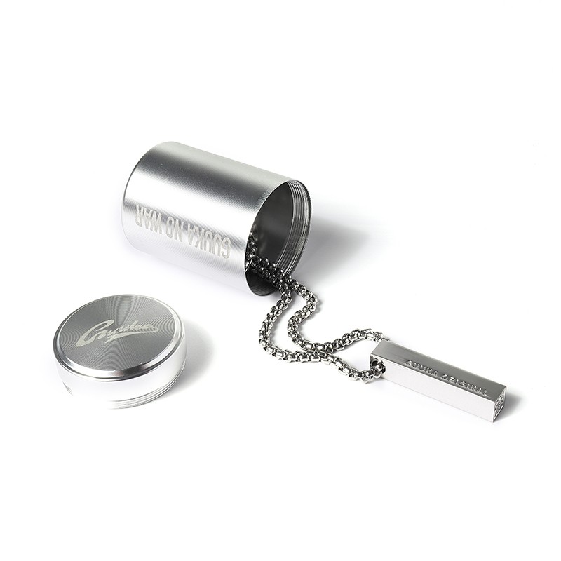 トレンディな新作メンズネックレス ユニセックス 長方形ペンダント ニッチ ヒップホップ カップルギフトペンダント