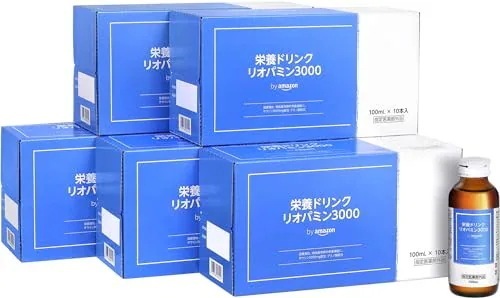 指定医薬部外品 栄養ドリンク リオパミン3000 100ml x 50本 (SOLIMO)