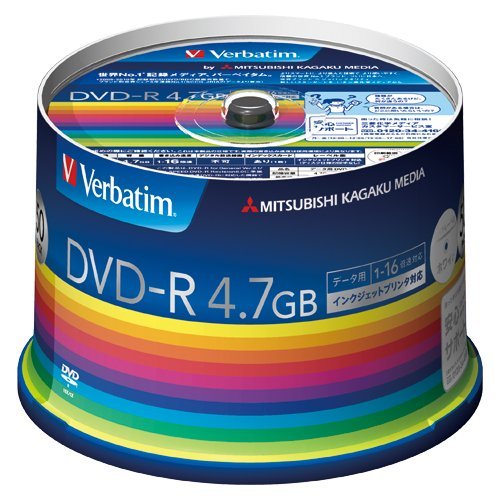 結婚祝い Verbatim DHR47JP50V3 50枚 4.7GB DVD-R その他PC用アクセサリー