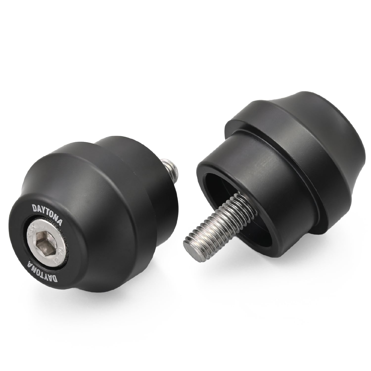 デイトナ(Daytona) バイク用 バーエンド ミラーアダプター カワサキ M8用 ヘビーウエイト バーエンドミラーアダプター 左右セット 39690