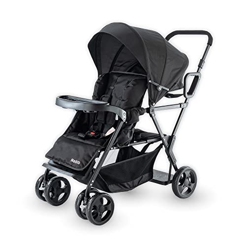 【2人乗りサイズでもコンパクト！】二人乗り 2人乗り ベビーカー 軽量 折りたたみ ドリンクホルダー 19,482円