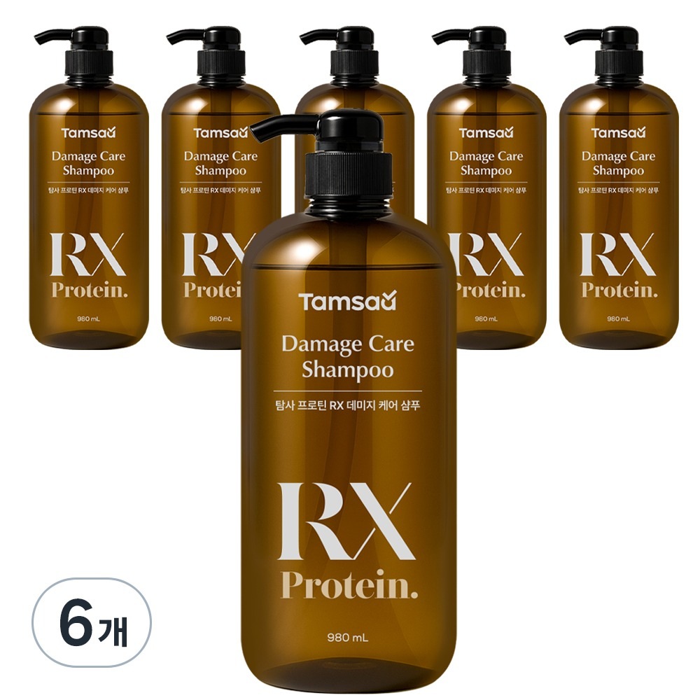 プロテインRXダメージケアシャンプー, 6個, 980ml