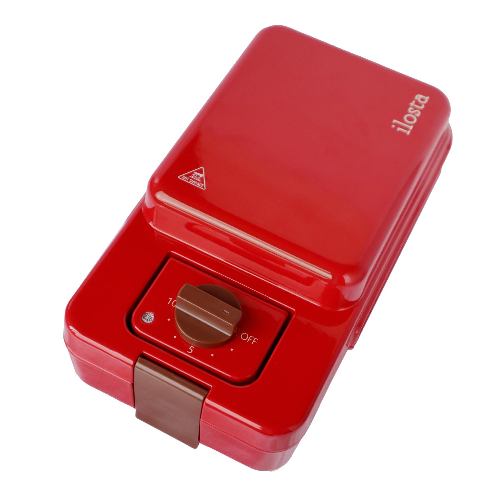 ホットサンドメーカー ワッフル【 耳まで焼ける 厚焼き 】 電気 洗える 着脱式 お手入れ簡単 音の出るタイマー機能 最大10分 焼き型2種 コンパクト収納 レトロ 一枚 焼き 一人暮らし ilost