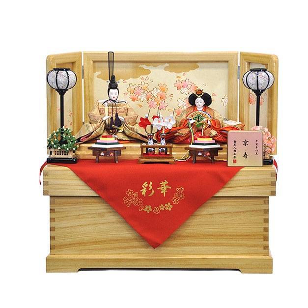 雛人形 ひな人形 お雛様 おひなさま かわいい 手作り 2025年 新作 秀光 限定品 送料無料 コンパクト ミニ 初節句 ひな祭り 収納 二人 ２人 名前 袱紗 買得 お得 人気 ランキング P8