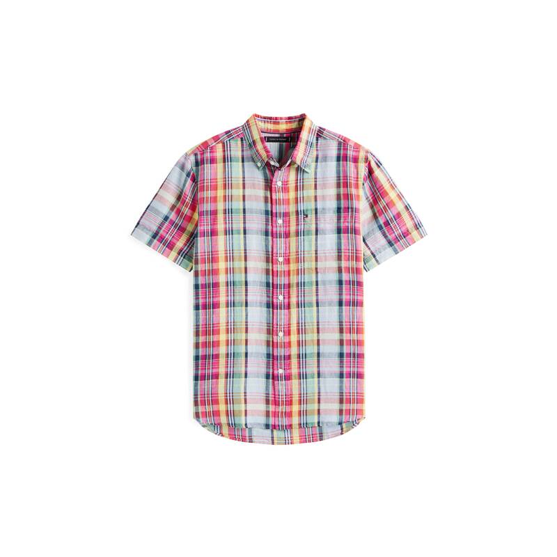 Tommy Hilfiger TOMMY HILFIGER Regular fit 린넨 블렌드 마드라스 셔츠 (T12G3WSH115MT10PA) T12G3WSH115MT10PA 18685