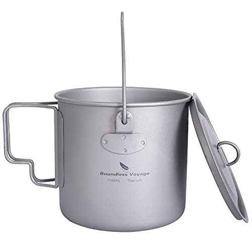 Boundless Voyage チタン マグカップ 750-1250ml チタンクッカー 調理【直