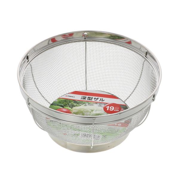 （まとめ） 高儀 深型ザル19cm 1個 [x5セット] 7,261円