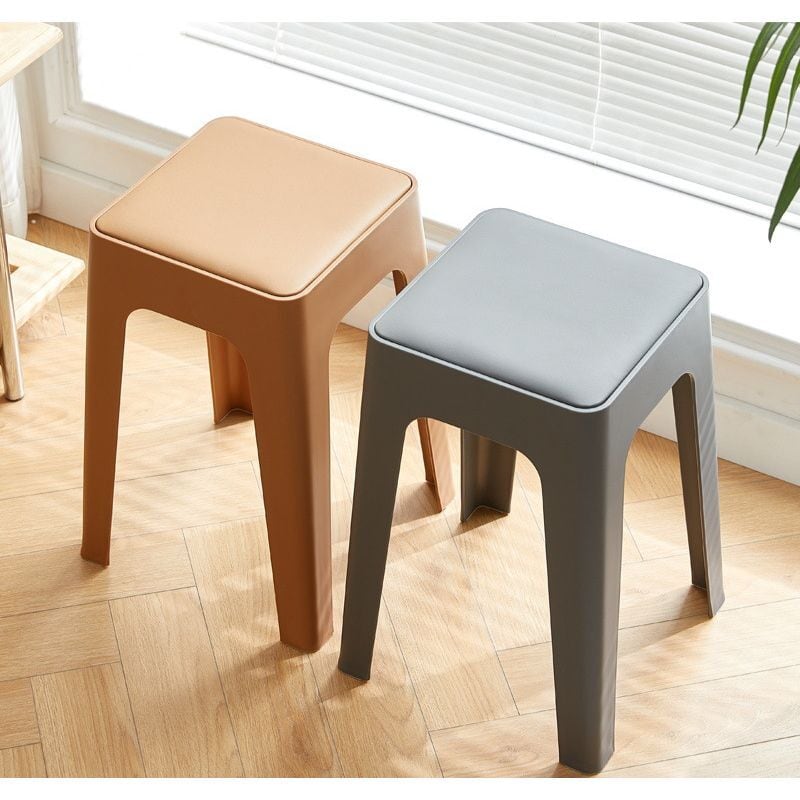 スツール 椅子 チェア スタッキング シンプル おしゃれ 四角 軽量 カラフル 重ね収納 丈夫 ポップ グレー オレンジ ベージュ ブラウン