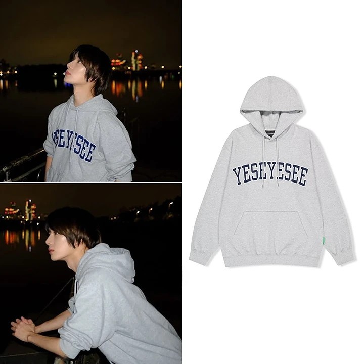 【TXT ボムギュ着用】Arch Logo Hoodie グレーファン必見アイテム 韓国ファッション 韓国ブランド 韓国公式正規品