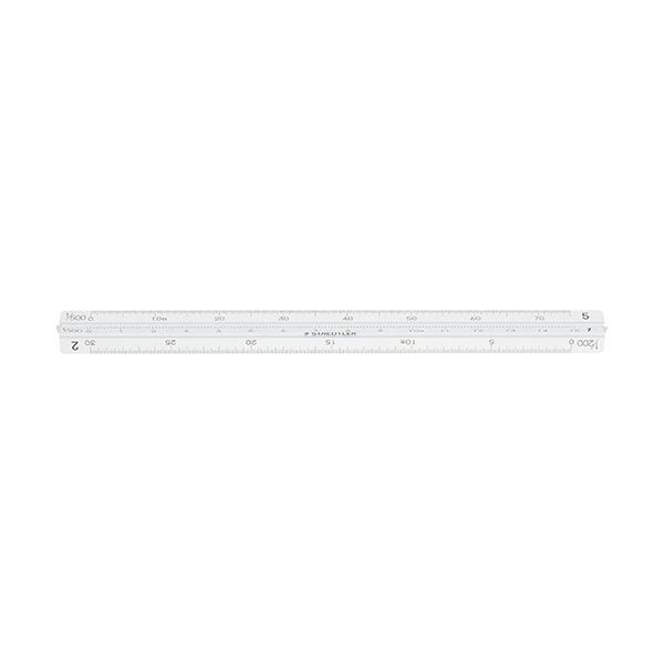 (まとめ) ステッドラー フルアルミ三角スケールポケット型 一般用 15cm 987 15-11 1個 (×10セット)