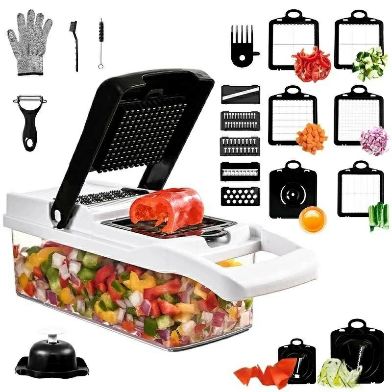 お急ぎください野菜チョッパー 玉ねぎチョッパー みじん切り器 ピーラー フードチョッパー サラダチョッパー 野菜カッター 野菜スパイラライザー 野菜スライサー ズードルメーカー レモン絞り器 卵セパレ 4,753円