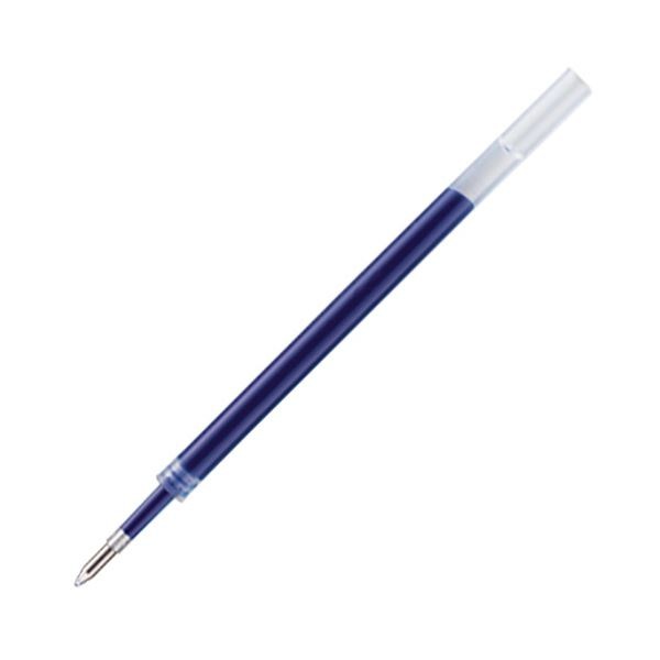 (まとめ)TANOSEE ノック式 ゲルインクボールペン 替芯 0.7mm 青 1パック(5本) 50セット