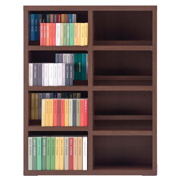 フナモコ コミックシェルフ ロータイプ (幅90×114cm) レベッカオーク CBR-91Lラック