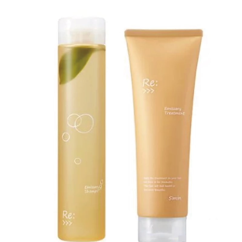 【SET】 アジュバン Reエミサリーシャンプー&トリートメント 300ml/250g (ADJUVANT shampoo treatment 美容室 サロン専売品 美容院 ヘアケア ダメージ ヘアカ