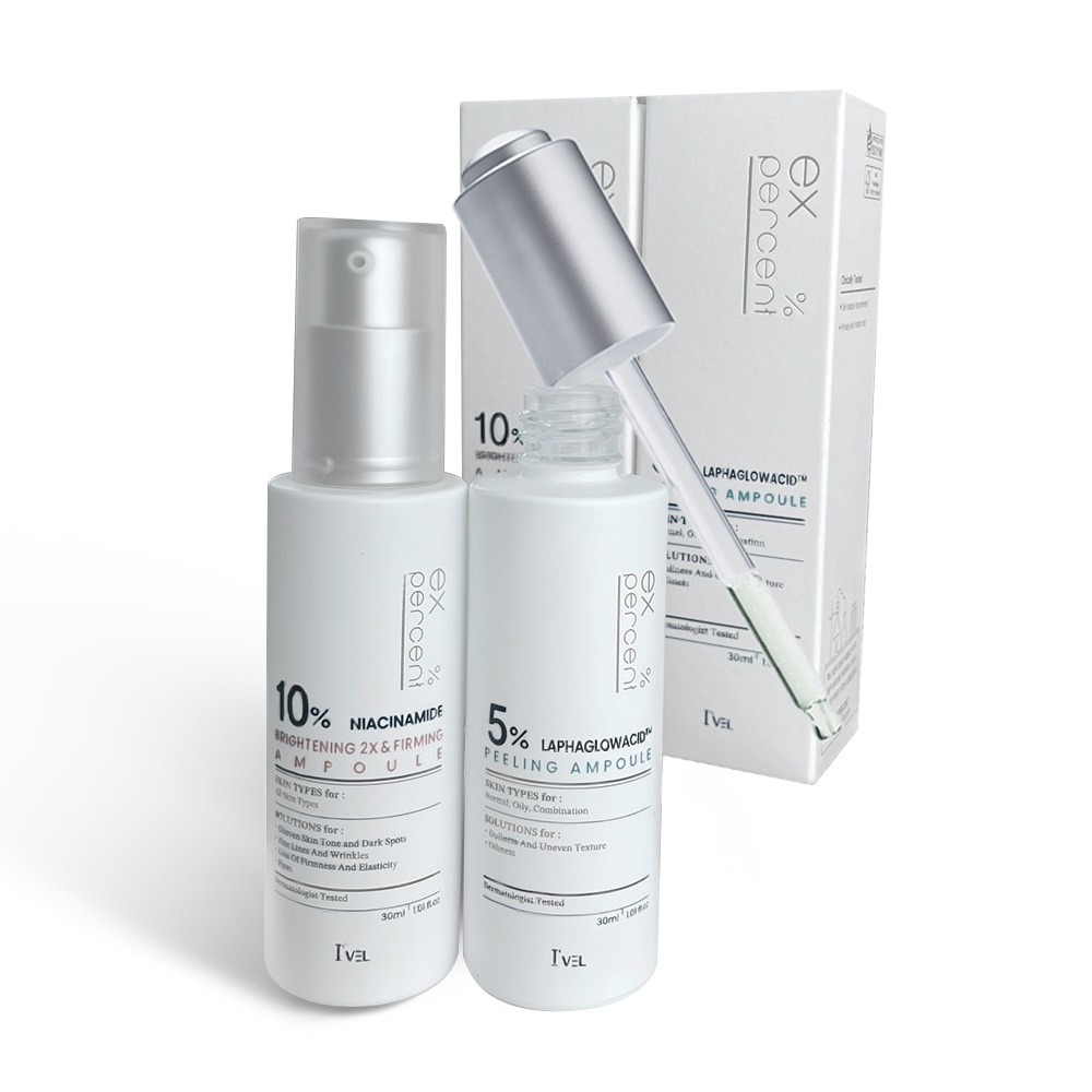 アイブルエクスパーセントナイアシンアミド10+ラパグローアシード5基礎化粧品2種セット